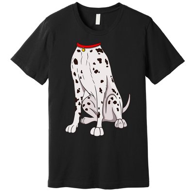 Dalmatian Costume For Halloween Dog Animal Cosplay Premium T-Shirt