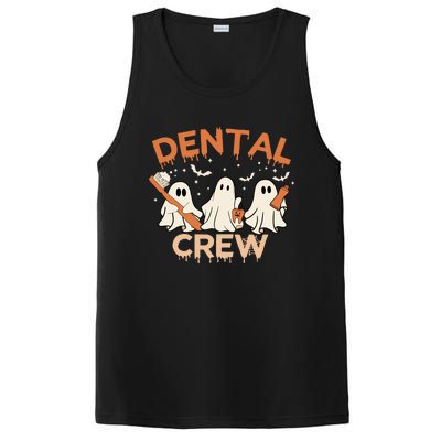 Dental Crew Funny Boo Teeth Dentist Hygiene Retro Halloween Great Gift PosiCharge Competitor Tank