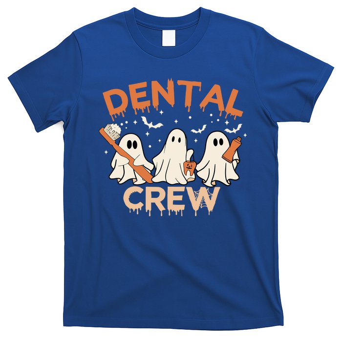 Dental Crew Funny Boo Teeth Dentist Hygiene Retro Halloween Great Gift T-Shirt