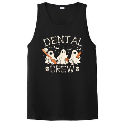 Dental Crew Funny Boo Teeth Dentist Hygiene Retro Halloween Great Gift PosiCharge Competitor Tank