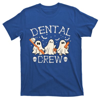 Dental Crew Funny Boo Teeth Dentist Hygiene Retro Halloween Great Gift T-Shirt