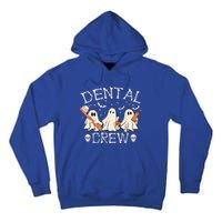 Dental Crew Funny Boo Teeth Dentist Hygiene Retro Halloween Great Gift Tall Hoodie