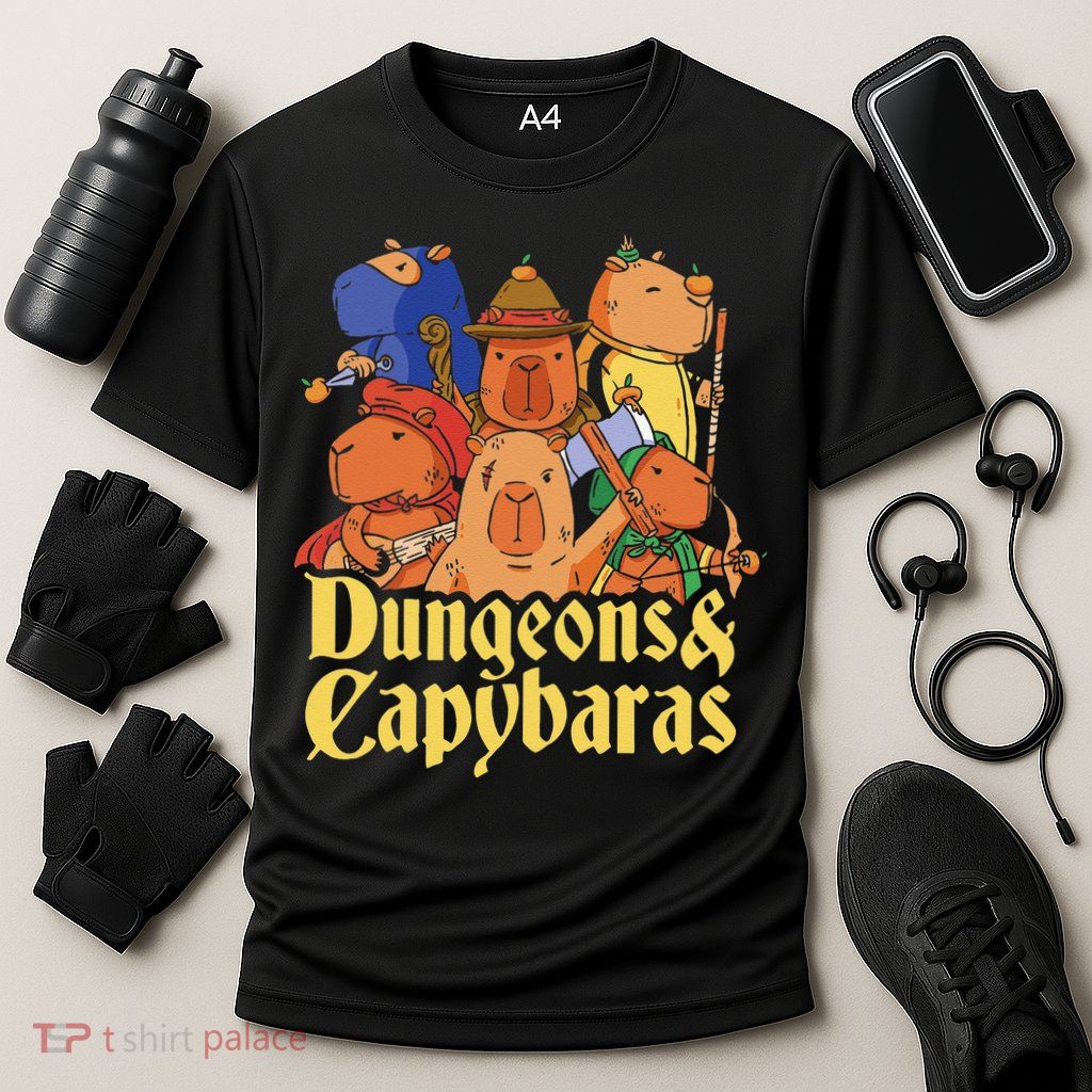 Dungeons & Capybaras Funny Capybara Lover Performance Shirt