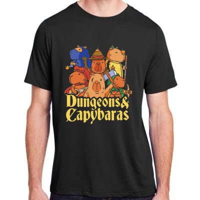 Dungeons & Capybaras Funny Capybara Lover Adult ChromaSoft Performance T-Shirt