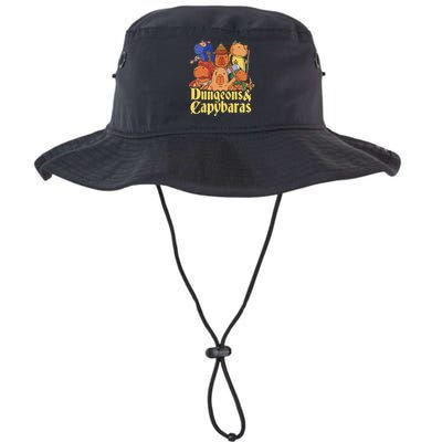 Dungeons & Capybaras Funny Capybara Lover Bucket Hat