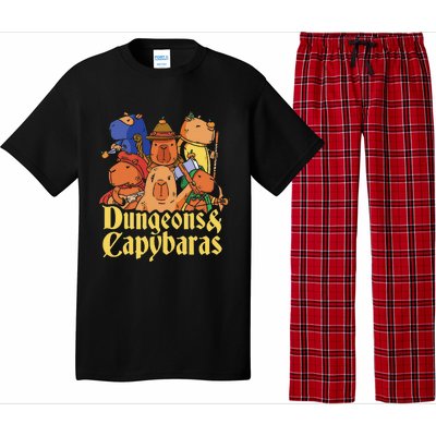 Dungeons & Capybaras Funny Capybara Lover Pajama Set