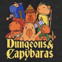 Dungeons & Capybaras Funny Capybara Lover 25L Jumbo Tote
