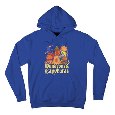 Dungeons & Capybaras Funny Capybara Lover Hoodie