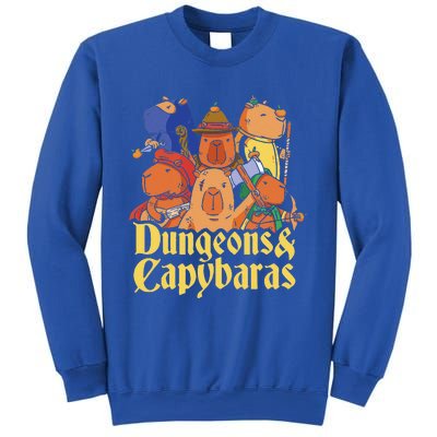 Dungeons & Capybaras Funny Capybara Lover Sweatshirt