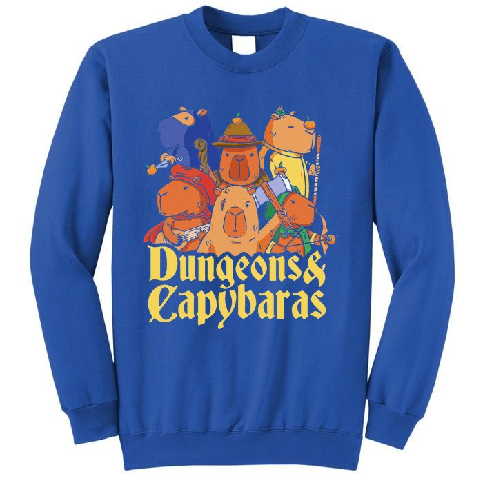 Dungeons & Capybaras Funny Capybara Lover Sweatshirt