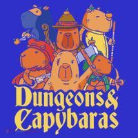 Dungeons & Capybaras Funny Capybara Lover Tall T-Shirt