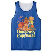 Dungeons & Capybaras Funny Capybara Lover Mesh Reversible Basketball Jersey Tank