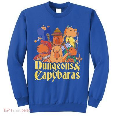 Dungeons & Capybaras Funny Capybara Lover Tall Sweatshirt
