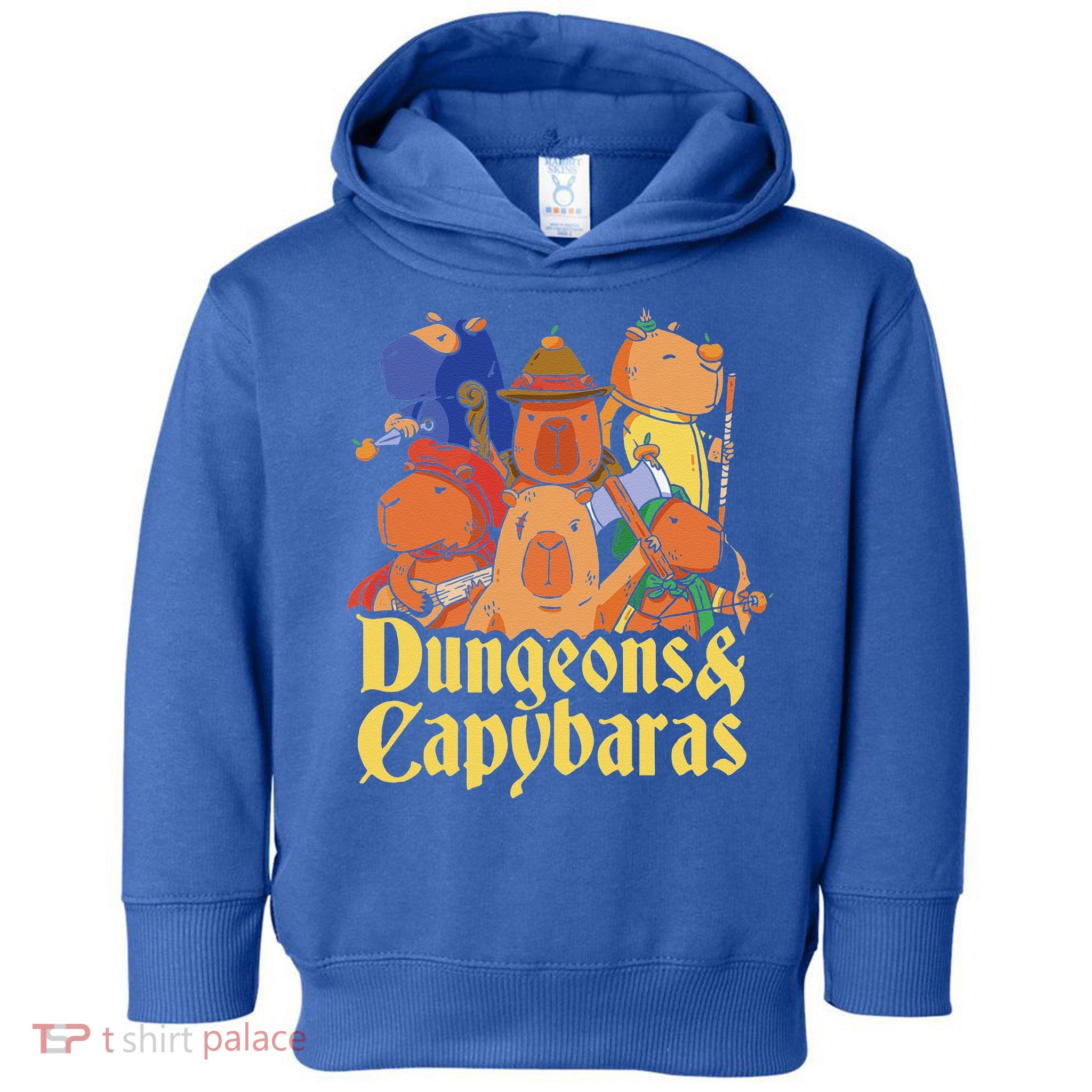 Dungeons & Capybaras Funny Capybara Lover Toddler Hoodie