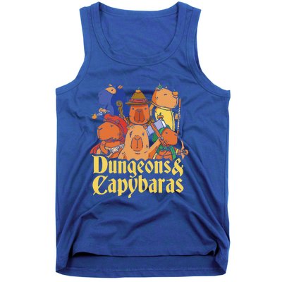 Dungeons & Capybaras Funny Capybara Lover Tank Top