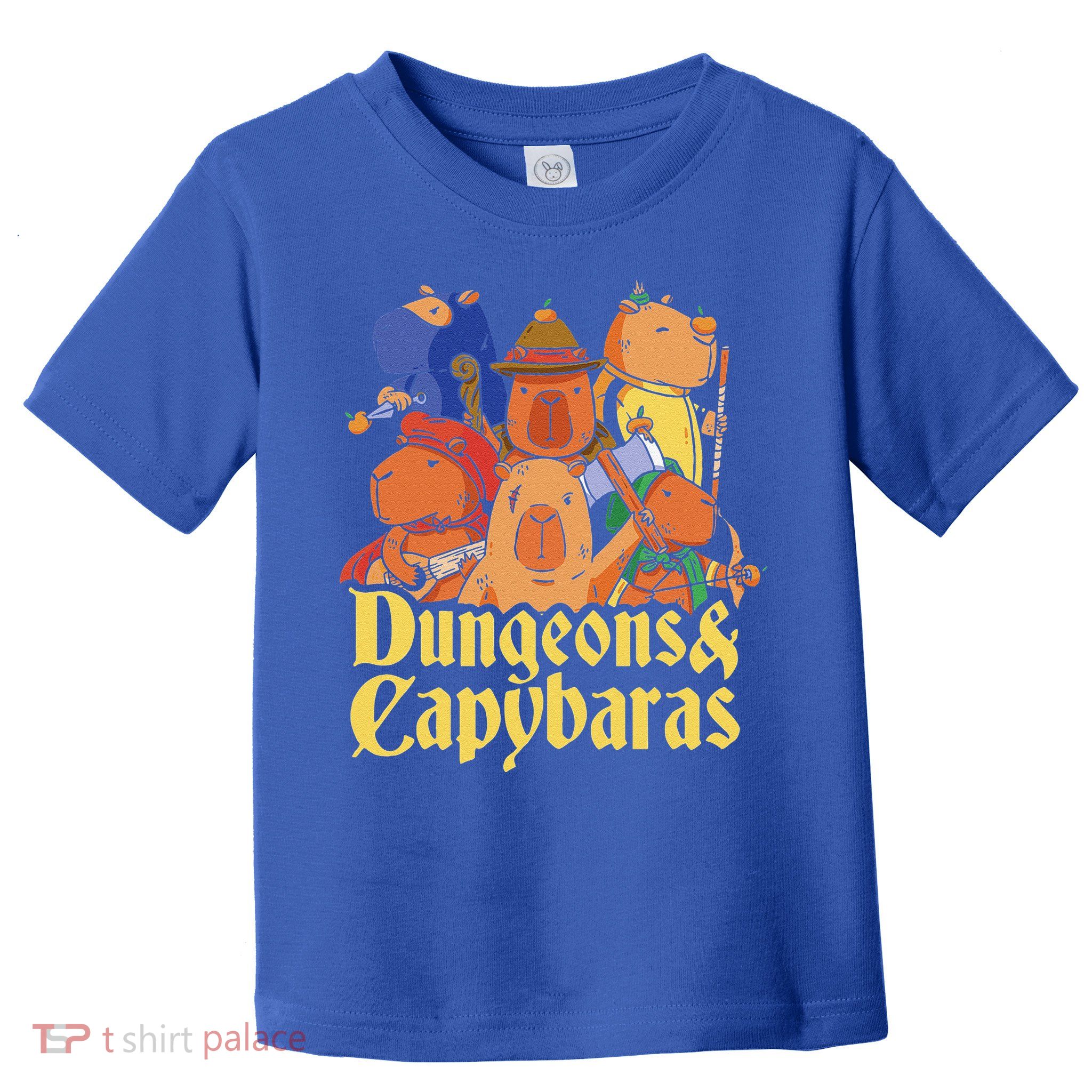 Dungeons & Capybaras Funny Capybara Lover Toddler T-Shirt