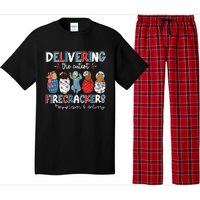 Delivering Cutest Firecracker Labor Delivery Nurse 4th July Pajama Set