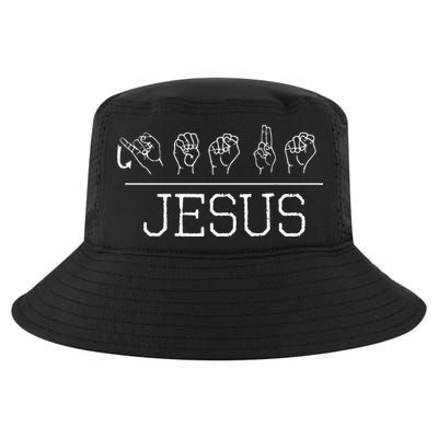 Deaf Christian Faith Name Of Jesus ASL Sign Language Cool Comfort Performance Bucket Hat