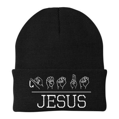 Deaf Christian Faith Name Of Jesus ASL Sign Language Beanie