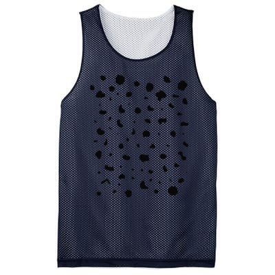 Dalmatian Costume Funny Halloween Party Dalmatian Dog Lovers Mesh Reversible Basketball Jersey Tank