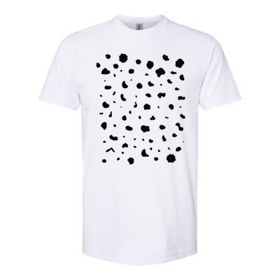 Dalmatian Costume Funny Halloween Party Dalmatian Dog Lovers Softstyle CVC T-Shirt