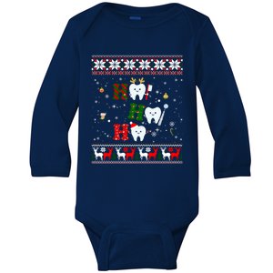 Dentist Christmas Future Dentist Dentistry Graduate Gift Baby Long Sleeve Bodysuit