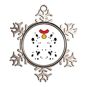 Dalmatian Costume Funny Halloween Puppy Dog Funny Funny Metallic Star Ornament