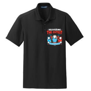 Delivering Cutest Firecrackers Funny L&D Nurse 4th of July Dry Zone Grid Polo