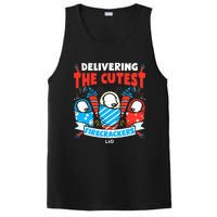 Delivering Cutest Firecrackers Funny L&D Nurse 4th of July PosiCharge Competitor Tank