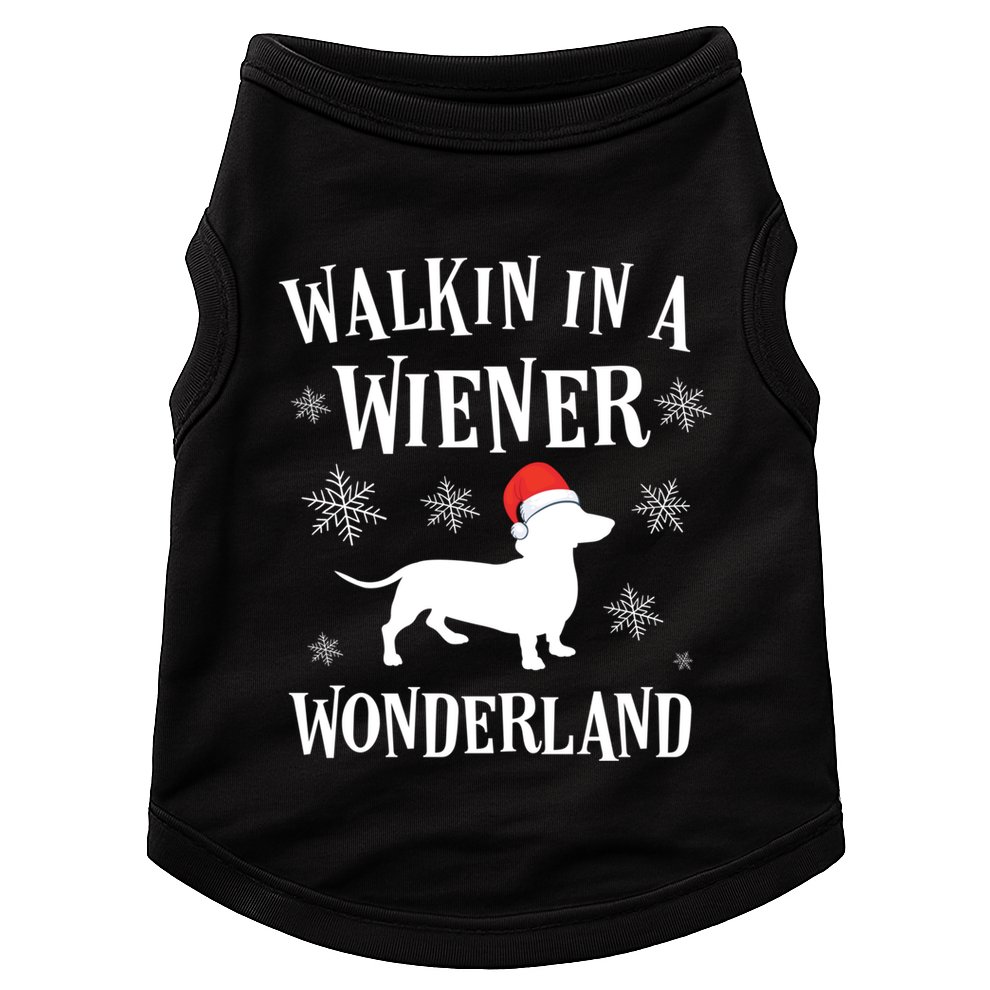 Dachshund Christmas Funny Doxie Wiener Wonderland Holiday Gift Doggie Tank