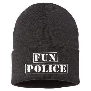 Dance Chaperone Fun Police Funny Sustainable Knit Beanie