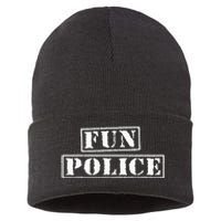 Dance Chaperone Fun Police Funny Sustainable Knit Beanie