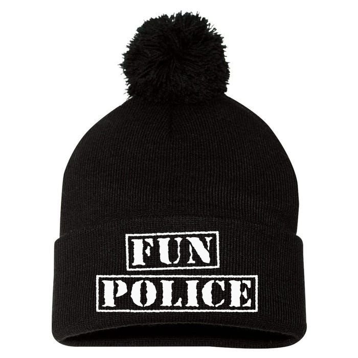 Dance Chaperone Fun Police Funny Pom Pom 12in Knit Beanie