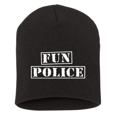 Dance Chaperone Fun Police Funny Short Acrylic Beanie