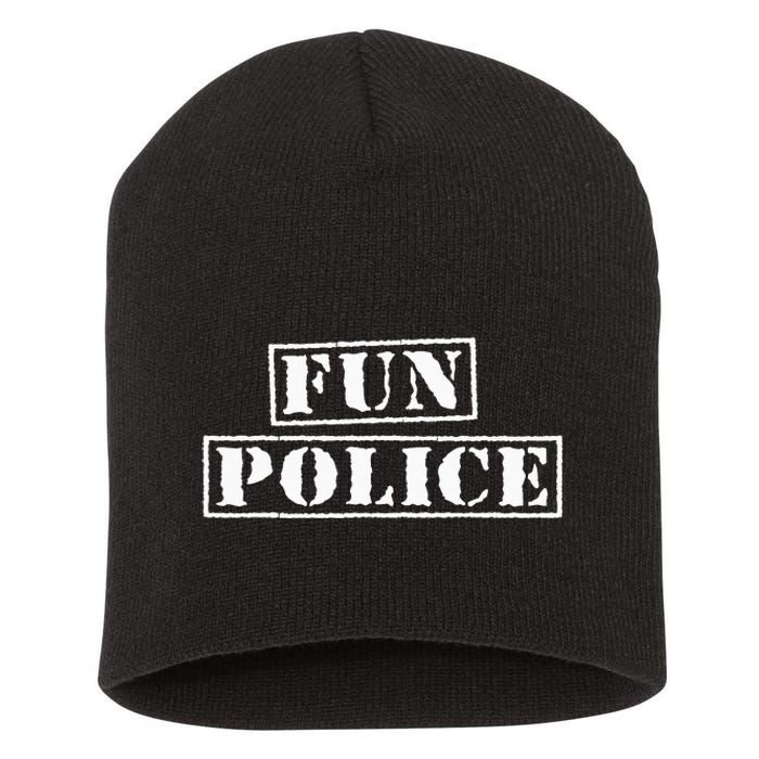 Dance Chaperone Fun Police Funny Short Acrylic Beanie