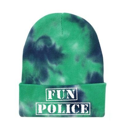 Dance Chaperone Fun Police Funny Tie Dye 12in Knit Beanie