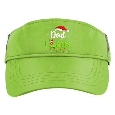 Dad Claus Family Santa Christmas Idea Matching Xmas Adult Drive Performance Visor