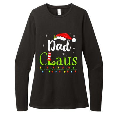 Dad Claus Family Santa Christmas Idea Matching Xmas Womens CVC Long Sleeve Shirt