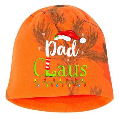 Dad Claus Family Santa Christmas Idea Matching Xmas Kati - Camo Knit Beanie