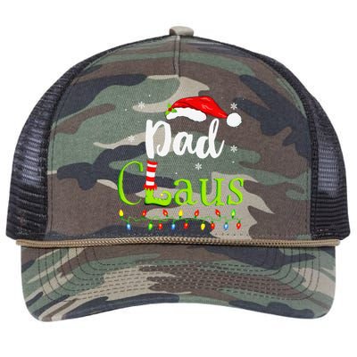 Dad Claus Family Santa Christmas Idea Matching Xmas Retro Rope Trucker Hat Cap