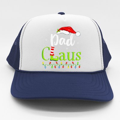 Dad Claus Family Santa Christmas Idea Matching Xmas Trucker Hat