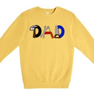 Dad Can Fix Anything Premium Crewneck Sweatshirt