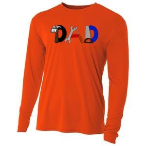 Dad Can Fix Anything Cooling Performance Long Sleeve Crew