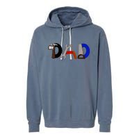 Dad Can Fix Anything Garment-Dyed Fleece Hoodie