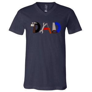 Dad Can Fix Anything V-Neck T-Shirt