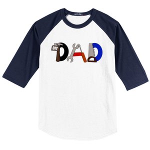 Dad Can Fix Anything Baseball Sleeve Shirt