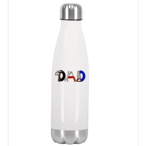 Dad Can Fix Anything Stainless Steel Insulated Water Bottle