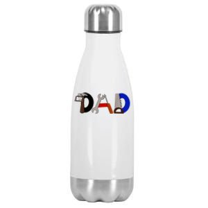 Dad Can Fix Anything Stainless Steel Insulated Water Bottle