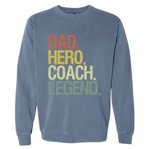 Dad Coach Gift Garment-Dyed Sweatshirt