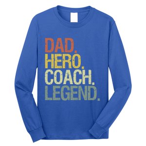 Dad Coach Gift Long Sleeve Shirt